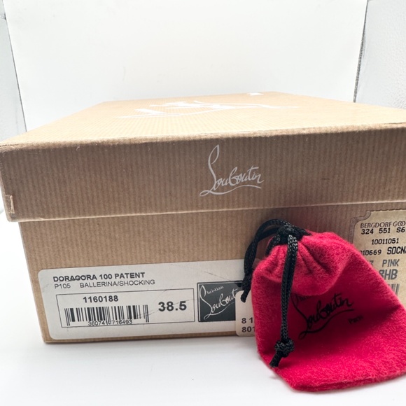 Christian Louboutin Pink Patent Leather Heels - Picture 13 of 14